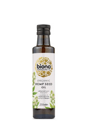Biona Organic Cold Pressed Hemp Seed Oil - 250ml Biona Organic Cold Pressed Hemp Seed Oil - 250ml