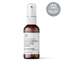 Nature's Greatest Secret Colloidal Silver 20 PPM Spray - 50ml Nature's Greatest Secret Colloidal Silver 20 PPM Spray - 50ml