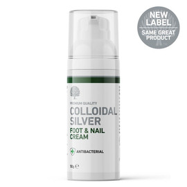 Nature's Greatest Secret Colloidal Silver Antibacterial Foot & Nail Cream - 50g Nature's Greatest Secret Colloidal Silver Antibacterial Foot & Nail Cream - 50g