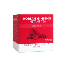 Natur Boutique Energy Korean Ginseng Tea - 20 Sachets Natur Boutique Energy Korean Ginseng Tea - 20 Sachets