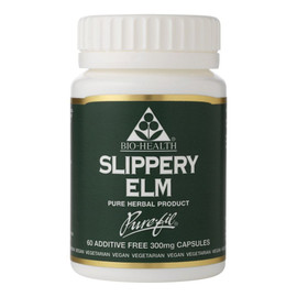 Bio Health Slippery Elm 300mg - 60 Capsules Bio Health Slippery Elm 300mg - 60 Capsules