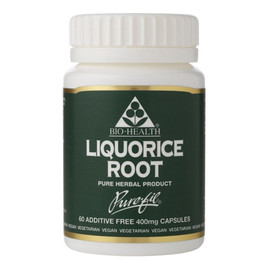 Bio Health Liquorice Root 400mg - 60 Capsules Bio Health Liquorice Root 400mg - 60 Capsules