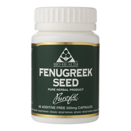 Bio Health Fenugreek Seed 550mg - 60 Capsules Bio Health Fenugreek Seed 550mg - 60 Capsules