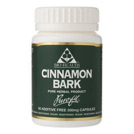 Bio Health Cinnamon Bark 350mg - 60 Capsules Bio Health Cinnamon Bark 350mg - 60 Capsules