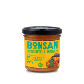 Bonsan Organic Red Pepper & Cashew Spread - 130g Bonsan Organic Red Pepper & Cashew Spread - 130g