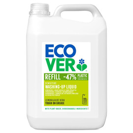Ecover Washing up Liquid Lemon & Aloe Vera - 5 Litre Ecover Washing up Liquid Lemon & Aloe Vera - 5 Litre