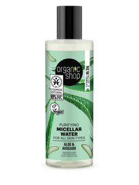 Organic Shop Aloe & Avocado Purifying Micellar Water - 150ml Organic Shop Aloe & Avocado Purifying Micellar Water - 150ml