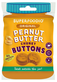 Superfoodio Original Peanut Butter Buttons - 20g (Pack of 15)