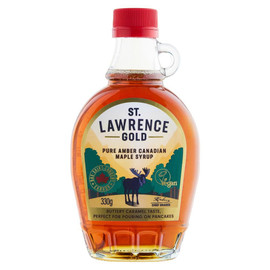 St Lawrence Gold Pure Amber Canadian Maple Syrup - 330g St Lawrence Gold Pure Amber Canadian Maple Syrup - 330g