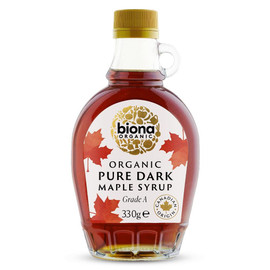 Biona Organic Pure Dark Maple Syrup - 330g Biona Organic Pure Dark Maple Syrup - 330g