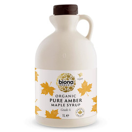 Biona Organic Pure Amber Maple Syrup - 1L Biona Organic Pure Amber Maple Syrup - 1L