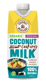 Coconut Merchant Organic Coconut Cooking Milk - 330ml (Pack of 6) Coconut Merchant Organic Coconut Cooking Milk - 330ml (Pack of 6)