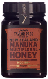 Taylor Pass Honey Co MGO50+ Multifloral Manuka Honey - 500g Taylor Pass Honey Co MGO50+ Multifloral Manuka Honey - 500g