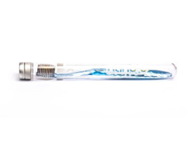 Nano-b Antibacterial Gold & Charcoal Toothbrush - Blue Nano-b Antibacterial Gold & Charcoal Toothbrush - Blue