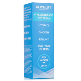 Glowlife Hyaluronic Eye Cream With UVA + UVB Filters - 30ml Glowlife Hyaluronic Eye Cream With UVA + UVB Filters - 30ml