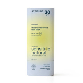 Attitude Oatmeal Sensitive SPF 30 Sunscreen Face Stick - 20g Attitude Oatmeal Sensitive SPF 30 Sunscreen Face Stick - 20g