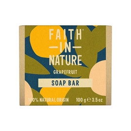 Faith in Nature Grapefruit Soap Bar - 100g Faith in Nature Grapefruit Soap Bar - 100g