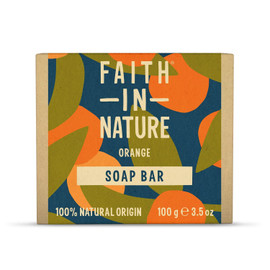 Faith in Nature Orange Soap Bar - 100g Faith in Nature Orange Soap Bar - 100g