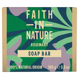 Faith in Nature Rosemary Soap Bar - 100g Faith in Nature Rosemary Soap Bar - 100g