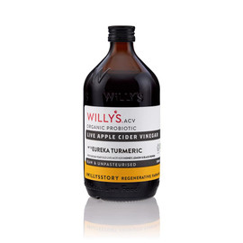 Willys No.2 Eureka Turmeric Live ACV Organic Probiotic - 500ml Willys No.2 Eureka Turmeric Live ACV Organic Probiotic - 500ml