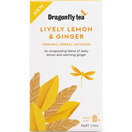 Dragonfly Organic Lively Lemon & Ginger - 20 Teabags