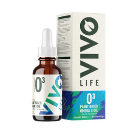 Vivo Life O3 Lemon Flavour Plant Based Omega 3 Oil - 60ml Vivo Life O3 Lemon Flavour Plant Based Omega 3 Oil - 60ml