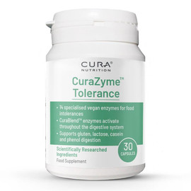 Cura Nutrition CuraZyme Tolerance - 30 Capsules Cura Nutrition CuraZyme Tolerance - 30 Capsules