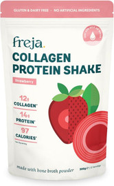 Freja Bone Broth Shake - Strawberry - 300g Freja Bone Broth Shake - Strawberry - 300g