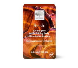 New Nordic 600mg Pure Reishi - 30 Tablets