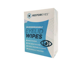 Restoreyes Eyelid Wipes - 20 Individual Wipes Restoreyes Eyelid Wipes - 20 Individual Wipes