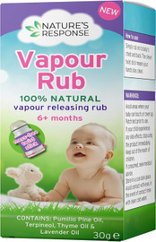Nature's Response Baby Vapour Rub - 30g Nature's Response Baby Vapour Rub - 30g