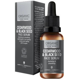 Amphora Aromatics Cedarwood & Black Seed Face Serum For Men - 30ml