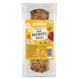 Amisa Organic Seeded Breakfast Rolls - 188g