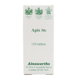 Ainsworths Apis 30C Single Counter Remedy - 120 Tabs