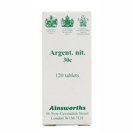 Ainsworths Argent Nit 30C Single Counter Remedy - 120 Tabs