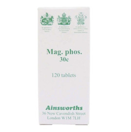 Ainsworths Mag Phos 30C Single Counter Remedy - 120 Tablets