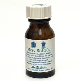 Ainsworths Merc Sol 30C Single Counter Remedy - 120 Tablets