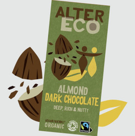AlterEco Organic Dark Chocolate with Almond - 100g