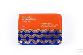 Azouro Portugal Mackerel Fillets Organic Oil & Lemon Thyme - 106g