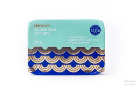 Azouro Portugal Sardines Fillets Organic Olive Oil & Seaweed - 106g