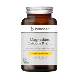 Balanced Magnesium Calcium & Zinc - 60 Veg Caps