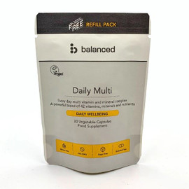 Balanced Daily Multi Vitamin Refill Pouch - 30 Veg Caps