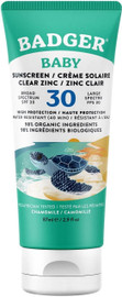 Badger Baby Clear Zinc Sunscreen SPF30 - 87ml