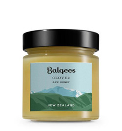 Balqees Raw New Zealand Clover Honey - 250g