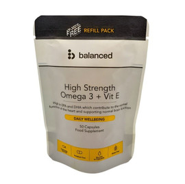 Balanced High Strength Omega 3 + Vit E - 50 Gel Caps