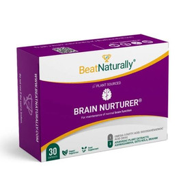 BeatNaturally Brain Nurturer Memory Focus & De-Stress - 30 Capsules