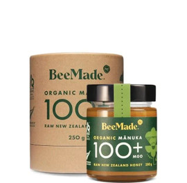 BeeMade Organic New Zealand Manuka Honey MGO 100+ - 250g