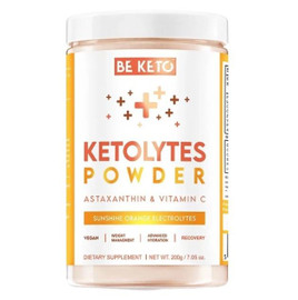 BeKeto Keto Electrolytes Powder Sunshine Orange - 200g