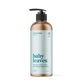Attitude Baby Leaves Essential 2in1 Shampoo & Body Wash Almond Milk - 473ml