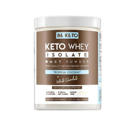 BeKeto Keto Whey Isolate + MCT Oil Coconut White Chocolate - 300g